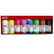 8 COLORES PINTURA ACRÍLICA 8 BOTELLAS UN SET 120ML POR POT